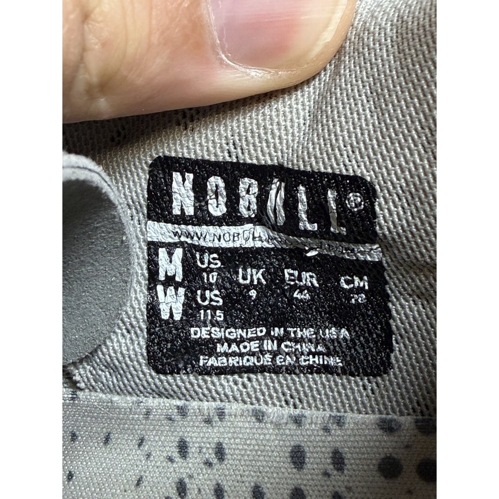 NOBULL Gum Trainer Gray Training Shoes Mens Size 10 Women 11.5 Sneakers - Picture 8 of 9